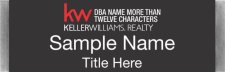 (image for) Keller Williams Realty Logo 4 Small Meridian Black Badge