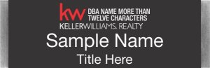 (image for) Keller Williams Realty Logo 4 Small Meridian Black Badge