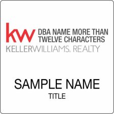 (image for) Keller Williams Realty Logo 4 White Square Badge