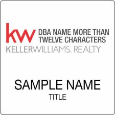 (image for) Keller Williams Realty Logo 4 White Square Badge