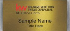 (image for) Keller Williams Realty Logo 5 Large Gold Meridian Badge