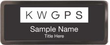 (image for) Keller Williams GPS Black Chrome badge