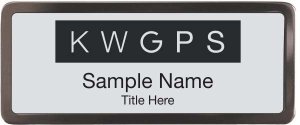 (image for) Keller Williams GPS Black Chrome badge