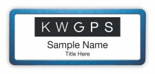 (image for) Keller Williams GPS Prestige Blue Anodized Badge