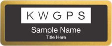 (image for) Keller Williams GPS Prestige Gold Anodized Badge