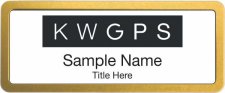 (image for) Keller Williams GPS Prestige Gold Anodized Badge