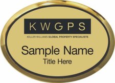 (image for) Keller Williams GPS Gold Oval Executive Badge