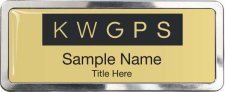 (image for) Keller Williams GPS Polished Prestige Gold Badge