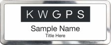 (image for) Keller Williams GPS Polished Prestige White Badge