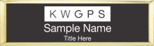 (image for) Keller Williams GPS Small Gold Executive Black Badge