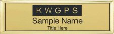 (image for) Keller Williams GPS Small Gold Executive Badge