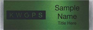 (image for) Keller Williams GPS Small Meridian Green Badge