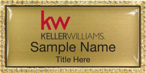 (image for) Keller Williams KW Gold Bling Gold Badge