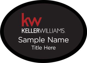 (image for) Keller Williams KW Black Oval Executive Badge