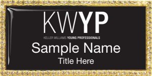 (image for) Keller Williams Young Professionals Gold Bling Black Badge