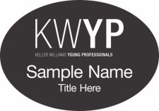 (image for) Keller Williams Young Professionals Black Oval Badge