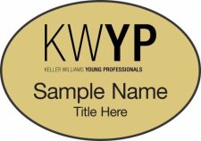 (image for) Keller Williams Young Professionals Gold Oval Badge