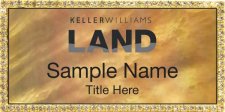 (image for) Keller Williams Land Gold Bling Gold Pearl Badge