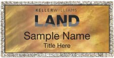(image for) Keller Williams Land Silver Bling Gold Pearl Badge