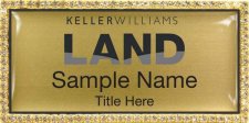 (image for) Keller Williams Land Gold Bling Badge