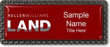(image for) Keller Williams Land Carbon Frame Red Anodized Badge