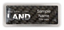(image for) Keller Williams Land Satin Anodized Frame Carbon Insert Badge