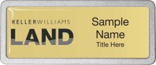 (image for) Keller Williams Land Pebbled Prestige Gold Badge