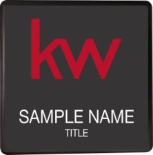 (image for) KW Logo Black Square Executive Black Badge