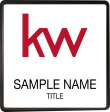 (image for) KW Logo Black Square Executive White Badge