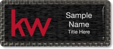 (image for) KW Logo Carbon Frame Black Anodized Insert badge