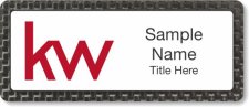 (image for) KW Logo Carbon Frame White Anodized Insert badge