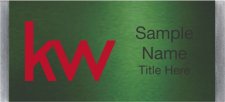 (image for) KW Logo Large Silver Meridian Green Badge