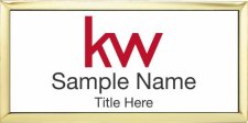 (image for) KW Logo Gold Executive White Badge