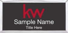 (image for) KW Logo Silver Executive Black Badge