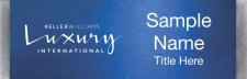 (image for) Keller Williams Luxury International Small Meridian Blue Badge