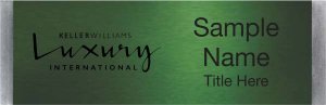 (image for) Keller Williams Luxury International Small Meridian Green Badge