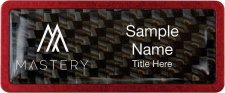 (image for) Keller Williams Mastery Red Anodized Frame Carbon Insert Badge