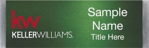 (image for) Keller Williams KW Small Meridian Green Badge