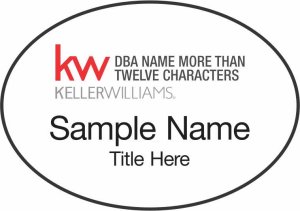 (image for) Keller Williams Realty Logo 5 White Oval Badge