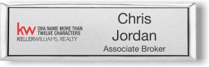 (image for) Keller Williams Realty Logo 4 Small Silver Executive Badge