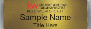 (image for) Keller Williams Realty Logo 4 Small Meridian Gold Badge