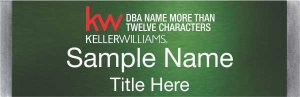 (image for) Keller Williams Realty Logo 5 Small Meridian Green Badge