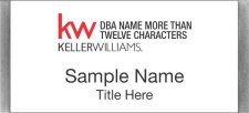 (image for) Keller Williams Realty Logo 5 Large White Meridian Badge