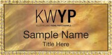 (image for) Keller Williams Young Professionals Gold Bling Gold Pearl Badge