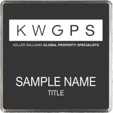 (image for) Keller Williams GPS Black Square Executive Badge