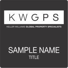 (image for) Keller Williams GPS Black Square Badge
