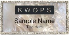 (image for) Keller Williams Global Property Specialists Silver Bling White Pearl Badge