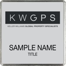 (image for) Keller Williams GPS Silver Square Executive Badge