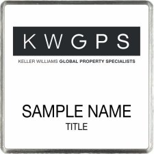 (image for) Keller Williams GPS White Square Executive Badge