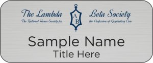 (image for) Lambda Beta Society Standard Silver badge